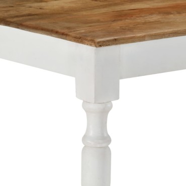 vidaXL Τραπεζαρία 110x60x76cm από Μασίφ Ξύλο Μάνγκο 1 τεμ.