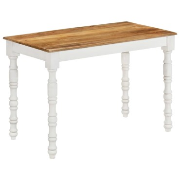 vidaXL Τραπεζαρία 110x60x76cm από Μασίφ Ξύλο Μάνγκο 1 τεμ.