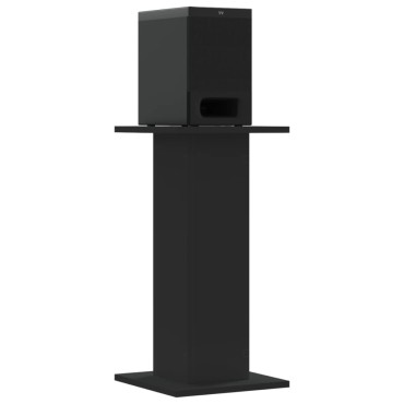 vidaXL Βάσεις Ηχείων 2 Τεμ. Μαύρες 30x30x60 εκ. Επεξ. Ξύλο