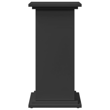 vidaXL Βάση Οθόνης με Αποθ. Μαύρο 31x30x60 εκ. Επεξεργασμένο Ξύλο
