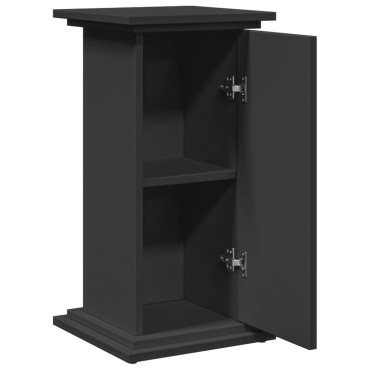 vidaXL Βάση Οθόνης με Αποθ. Μαύρο 31x30x60 εκ. Επεξεργασμένο Ξύλο