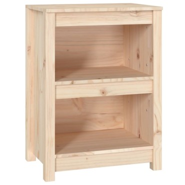 vidaXL Βιβλιοθήκη 50x35x68cm από Μασίφ Ξύλο Πεύκου 1 τεμ.