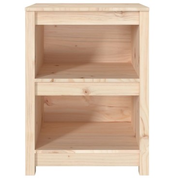 vidaXL Βιβλιοθήκη 50x35x68cm από Μασίφ Ξύλο Πεύκου 1 τεμ.