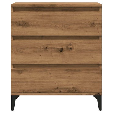 vidaXL Μπουφές Τεχνίτης Δρυς 60x35x70cm από Επεξεργασμένο Ξύλο 1 τεμ.
