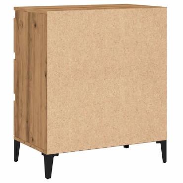 vidaXL Μπουφές Τεχνίτης Δρυς 60x35x70cm από Επεξεργασμένο Ξύλο 1 τεμ.