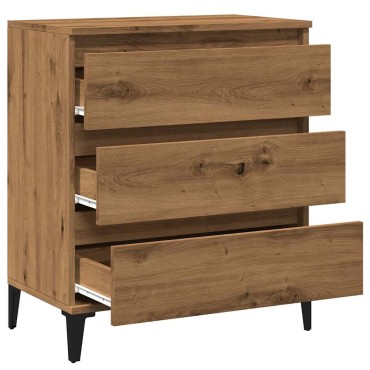 vidaXL Μπουφές Τεχνίτης Δρυς 60x35x70cm από Επεξεργασμένο Ξύλο 1 τεμ.