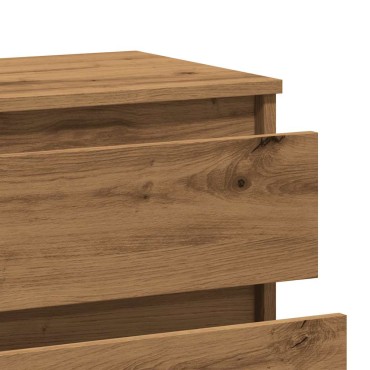 vidaXL Μπουφές Τεχνίτης Δρυς 60x35x70cm από Επεξεργασμένο Ξύλο 1 τεμ.