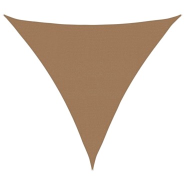 vidaXL Πανί Σκίασης Taupe 5 x 5 x 5 μ. από HDPE 160 γρ./μ²