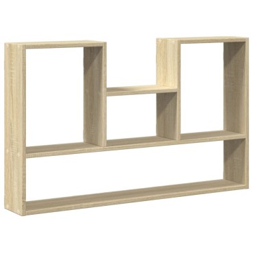 vidaXL Ραφιέρα Τοίχου Sonoma Δρυς 99x15x60cm από Επεξεργασμένο Ξύλο 1 τεμ.