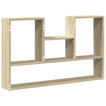 vidaXL Ραφιέρα Τοίχου Sonoma Δρυς 99x15x60cm από Επεξεργασμένο Ξύλο 1 τεμ.