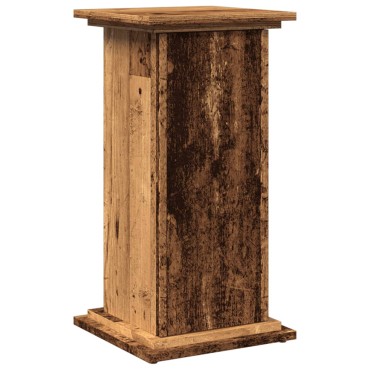 vidaXL Βάση Οθόνης με Αποθ. Όψη Παλαιού Ξύλου 31x30x60 εκ. Επεξ. Ξύλο