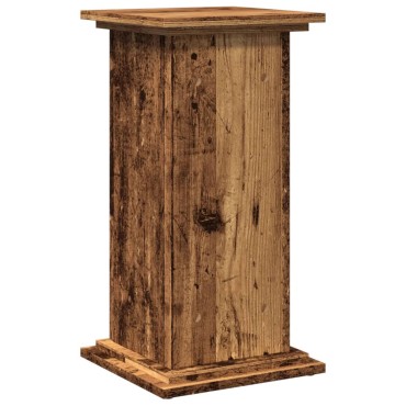 vidaXL Βάση Οθόνης με Αποθ. Όψη Παλαιού Ξύλου 31x30x60 εκ. Επεξ. Ξύλο