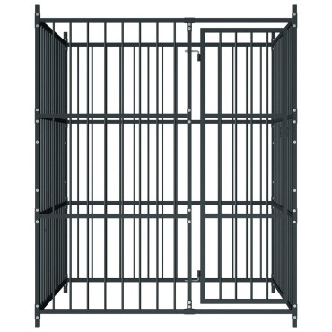 vidaXL Κλουβί Σκύλου Εξωτερικού Χώρου 150 x 150 x 185 εκ.