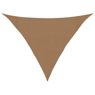 vidaXL Πανί Σκίασης Taupe 3 x 3 x 4,2 μ. από HDPE 160 γρ/μ²