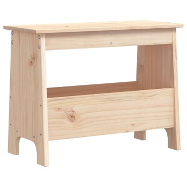 vidaXL Παγκάκι Χολ 60x28x45cm από Μασίφ Ξύλο Πεύκου 1 τεμ.