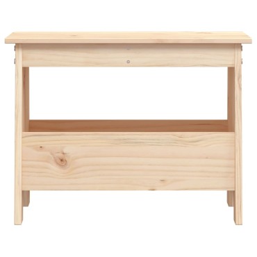 vidaXL Παγκάκι Χολ 60x28x45cm από Μασίφ Ξύλο Πεύκου 1 τεμ.