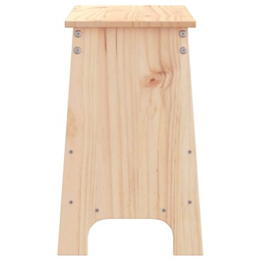 vidaXL Παγκάκι Χολ 60x28x45cm από Μασίφ Ξύλο Πεύκου 1 τεμ.