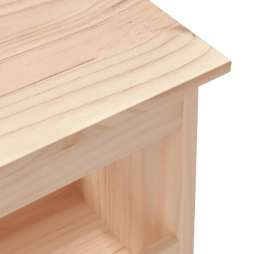vidaXL Παγκάκι Χολ 60x28x45cm από Μασίφ Ξύλο Πεύκου 1 τεμ.