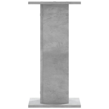 vidaXL Βάσεις Ηχείων 2 Τεμ. Γκρι Σκυρ. 30x30x60 εκ. Επεξ. Ξύλο