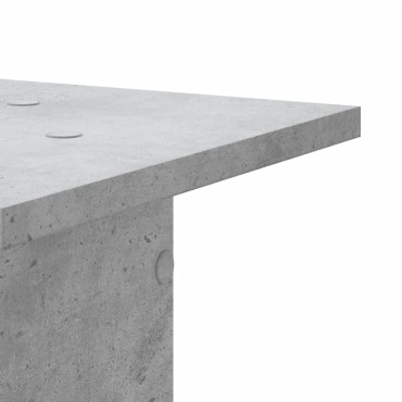vidaXL Βάσεις Ηχείων 2 Τεμ. Γκρι Σκυρ. 30x30x60 εκ. Επεξ. Ξύλο
