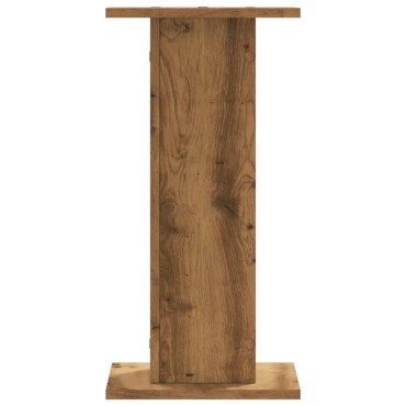 vidaXL Βάσεις Ηχείων 2 τεμ. Αρτισιανή Δρυς 30x30x60 εκ. Επεξ. Ξύλο