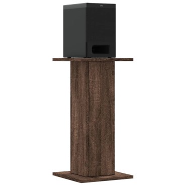 vidaXL Βάσεις Ηχείων 2 Τεμ. Καφέ Δρυς 30x30x60 εκ. Επεξεργασμένο Ξύλο