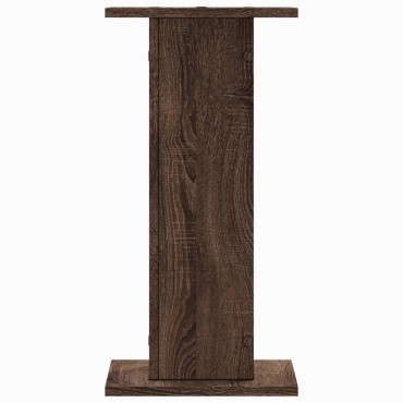 vidaXL Βάσεις Ηχείων 2 Τεμ. Καφέ Δρυς 30x30x60 εκ. Επεξεργασμένο Ξύλο