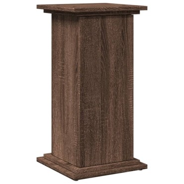 vidaXL Βάση Οθόνης με Αποθ. Καφέ Δρυς 31x30x60 εκ. Επεξεργασμένο Ξύλο