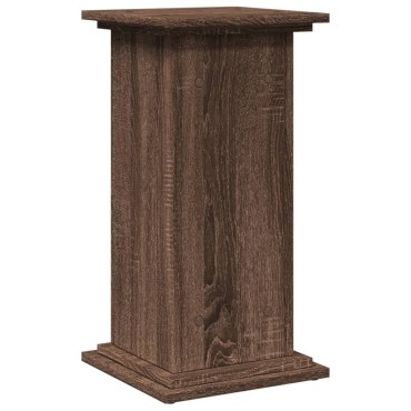 vidaXL Βάση Οθόνης με Αποθ. Καφέ Δρυς 31x30x60 εκ. Επεξεργασμένο Ξύλο