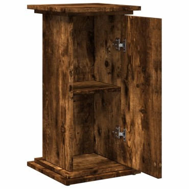 vidaXL Βάση Οθόνης με Αποθ. Καπνιστή Δρυς 31x30x60 εκ Επεξεργ. Ξύλο