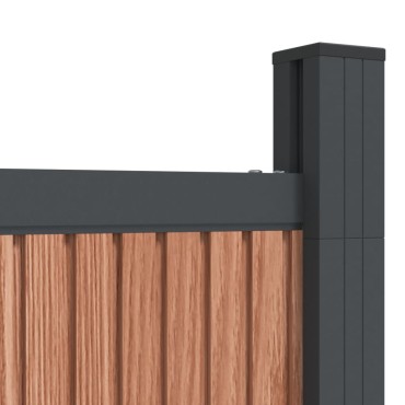 vidaXL Πάνελ Περίφραξης Καφέ 173x186cm από WPC
