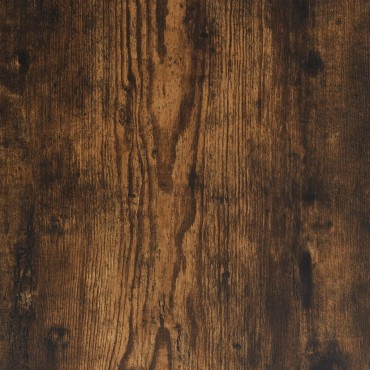 vidaXL Βάση Εκτυπωτή με Ρόδες Καπνιστή Δρυς 41x32x34,5 εκ.