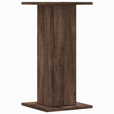 vidaXL Βάσεις Φυτών 2 Τεμ. Καφέ Δρυς 30x30x60 εκ. Επεξεργασμένο Ξύλο