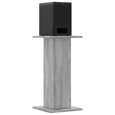 vidaXL Βάσεις Ηχείων 2 Τεμ. Γκρι Sonoma 30x30x60εκ. Επεξεργασμένο Ξύλο