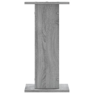 vidaXL Βάσεις Ηχείων 2 Τεμ. Γκρι Sonoma 30x30x60εκ. Επεξεργασμένο Ξύλο