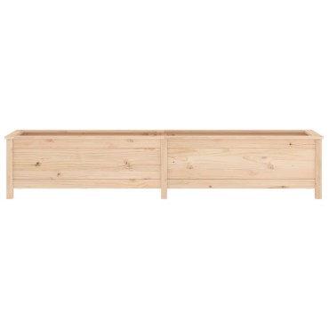 vidaXL Ζαρντινιέρα Υπερυψωμένη 119,5x40x39 εκ. από Μασίφ Ξύλο Πεύκου
