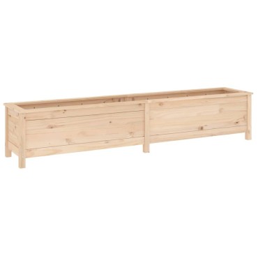 vidaXL Ζαρντινιέρα Υπερυψωμένη 119,5x40x39 εκ. από Μασίφ Ξύλο Πεύκου