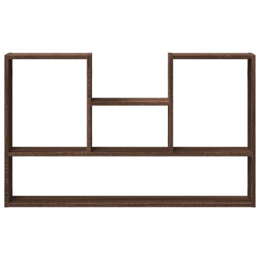 vidaXL Ραφιέρα Τοίχου Καφέ Δρυς 99x15x60cm Επεξεργασμένο Ξύλο 1 τεμ.