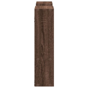 vidaXL Ραφιέρα Τοίχου Καφέ Δρυς 99x15x60cm Επεξεργασμένο Ξύλο 1 τεμ.