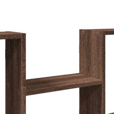 vidaXL Ραφιέρα Τοίχου Καφέ Δρυς 99x15x60cm Επεξεργασμένο Ξύλο 1 τεμ.