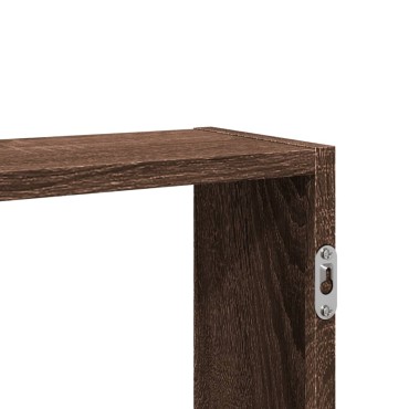 vidaXL Ραφιέρα Τοίχου Καφέ Δρυς 99x15x60cm Επεξεργασμένο Ξύλο 1 τεμ.