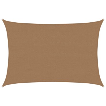vidaXL Πανί Σκίασης Taupe 4 x 5 μ. από HDPE 160 γρ./μ²