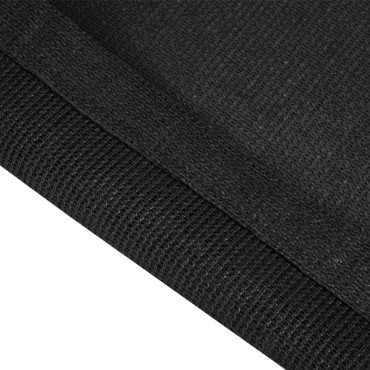 vidaXL Χαλί Σκηνής Μαύρο 400 x 400 εκ. από HDPE