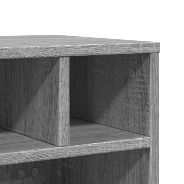 vidaXL Βάση Εκτυπωτή με Ρόδες Γκρι Sonoma 41x32x34,5 εκ.