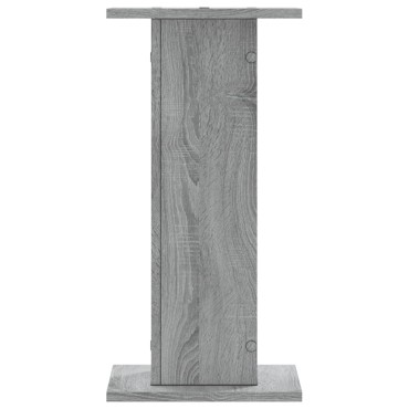 vidaXL Βάσεις Φυτών 2 Τεμ. Γκρι Sonoma 30x30x60 εκ. Επεξεργασμένο Ξύλο