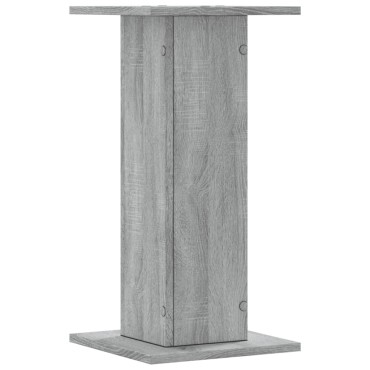 vidaXL Βάσεις Φυτών 2 Τεμ. Γκρι Sonoma 30x30x60 εκ. Επεξεργασμένο Ξύλο