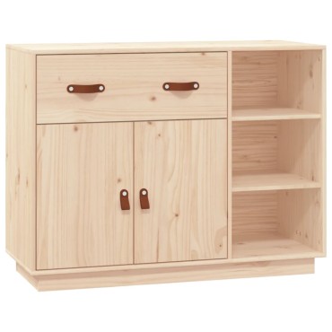 vidaXL Ντουλάπι 98,5x40x75cm από Μασίφ Ξύλο Πεύκου 1 τεμ.
