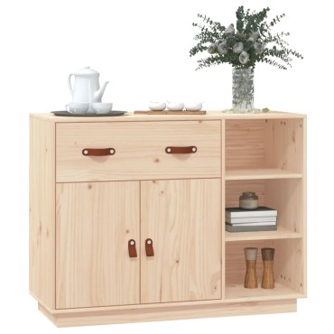 vidaXL Ντουλάπι 98,5x40x75cm από Μασίφ Ξύλο Πεύκου 1 τεμ.
