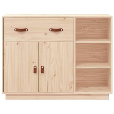 vidaXL Ντουλάπι 98,5x40x75cm από Μασίφ Ξύλο Πεύκου 1 τεμ.