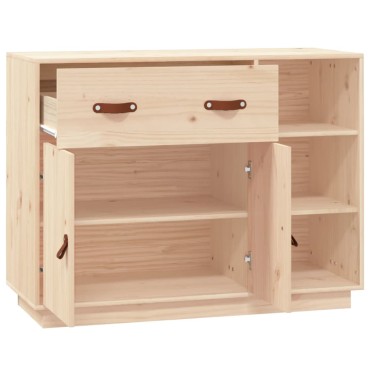 vidaXL Ντουλάπι 98,5x40x75cm από Μασίφ Ξύλο Πεύκου 1 τεμ.